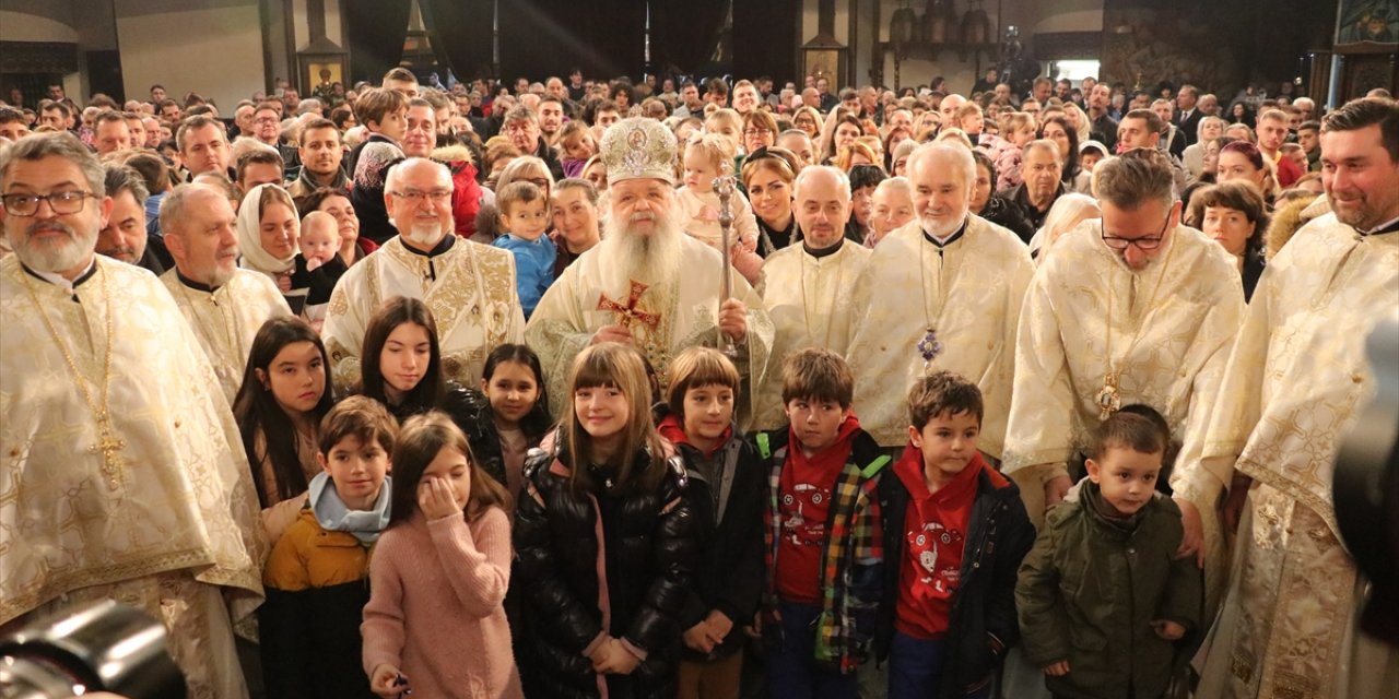 Kuzey Makedonya'daki Ortodokslar Noel'i kutladı