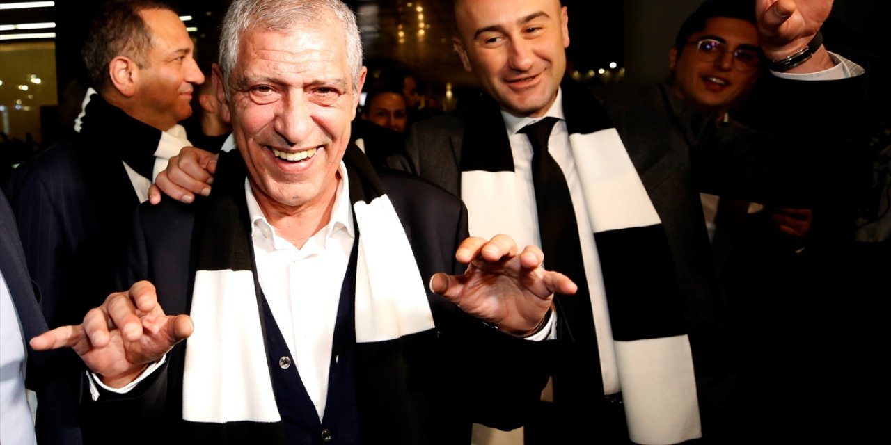 Beşiktaş'ın yeni teknik direktörü Fernando Santos, İstanbul'a geldi