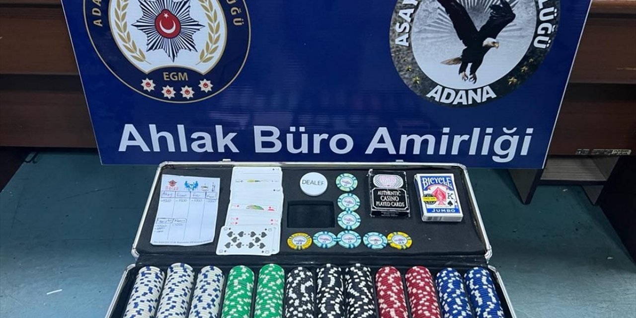 Adana'da 2023'te kumar oynayan 823 kişiye toplam 3,3 milyon lira ceza kesildi