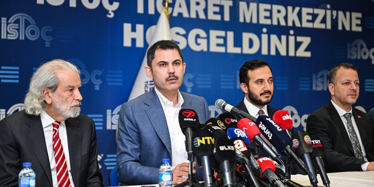 İBB Başkan adayı Kurum İSTOÇ'ta esnafı ziyaret etti: