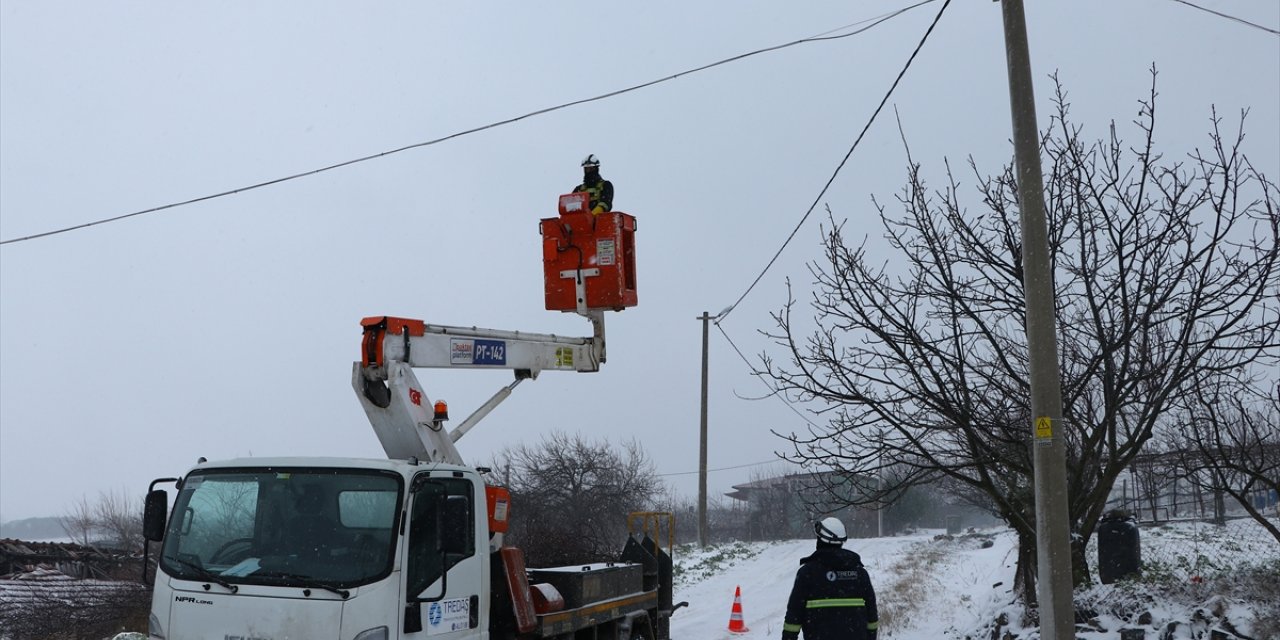 Tekirdağ'da  "enerji timleri"nin yoğun kış mesaisi başladı