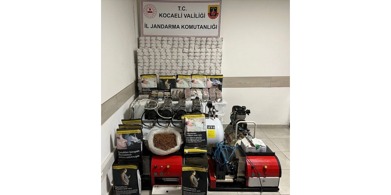 Kocaeli'de 93 bin 924 makaron ele geçirildi