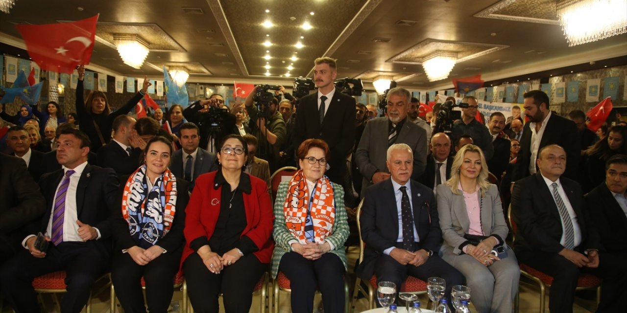 İYİ Parti Genel Başkanı Akşener, Adana'da aday tanıtım toplantısında konuştu: