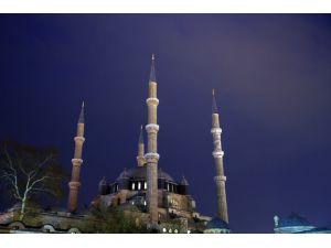 Selimiye'nin ışıkları "Dünya Saati" için kapandı
