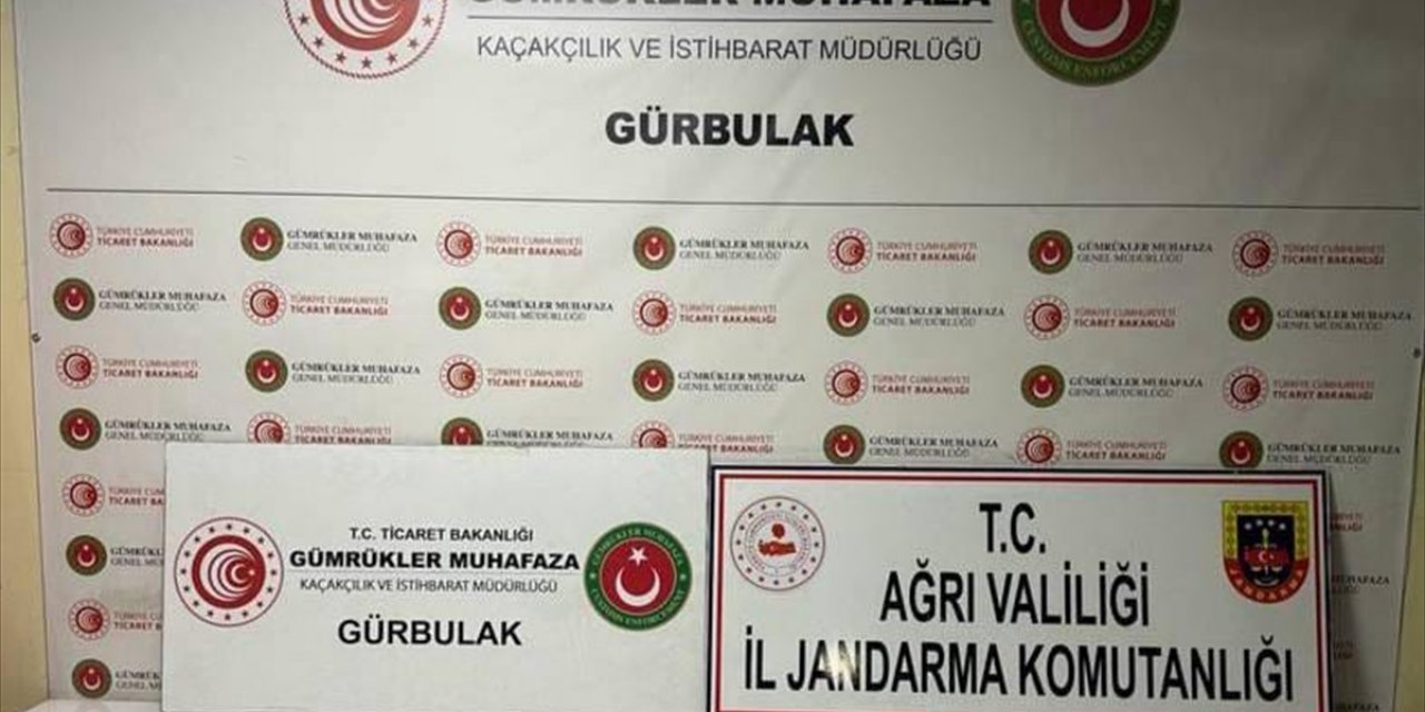 Ağrı'da 3 kilo 400 gram gümrüksüz altın ele geçirildi