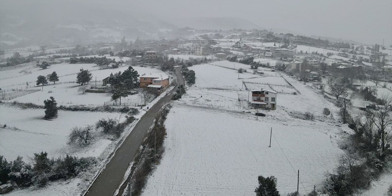 Sinop ve Kastamonu'da kar nedeniyle 367 köy yolu ulaşıma kapandı