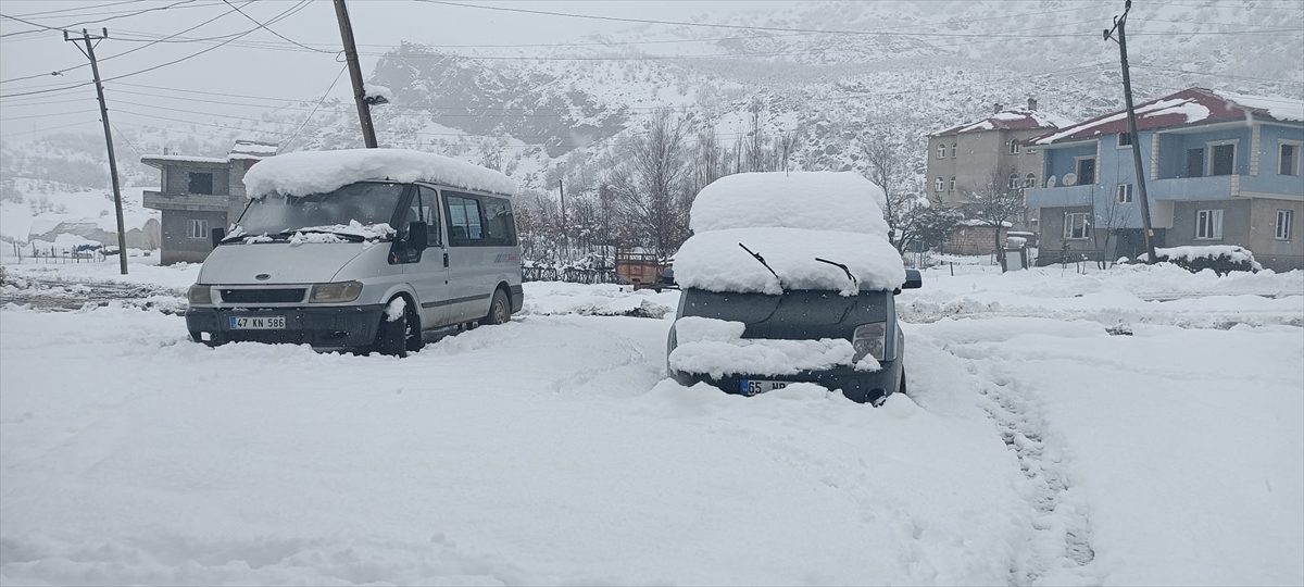 Şırnak'ta kar ve sis etkili oldu