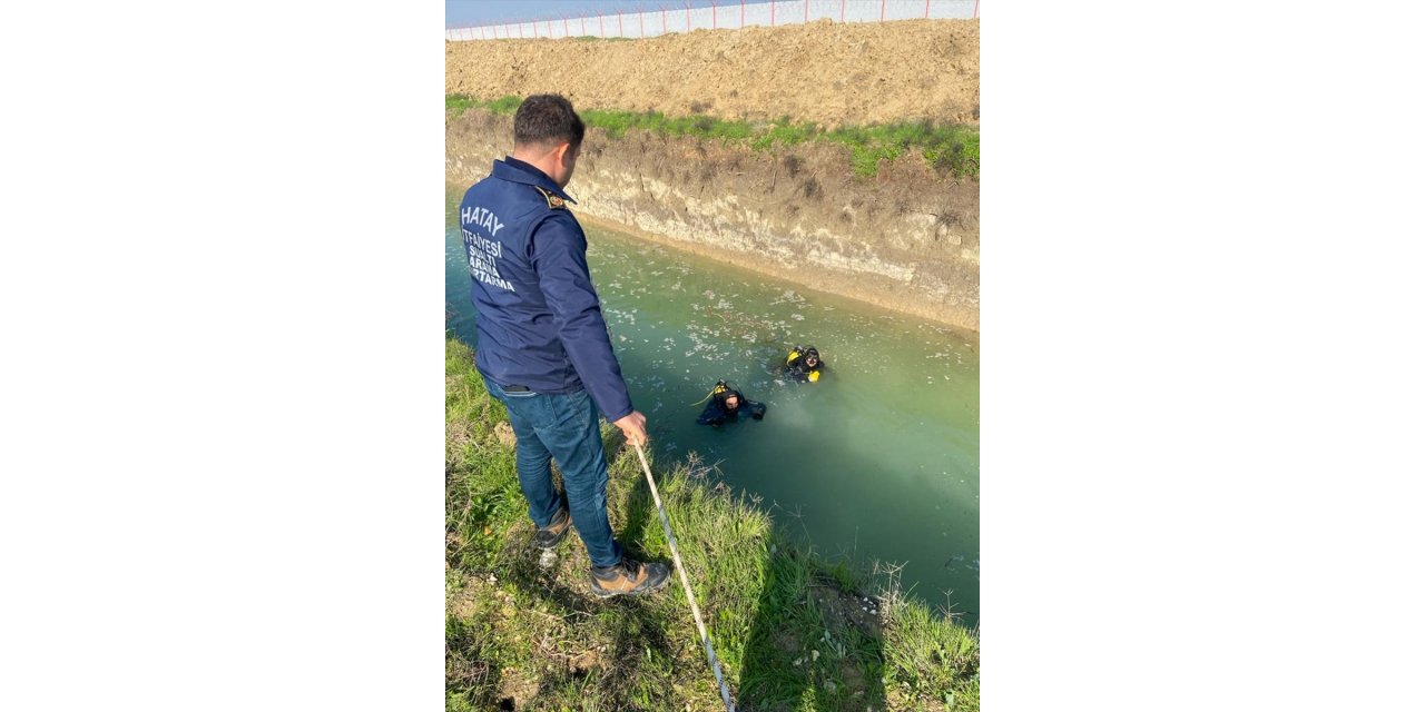 Hatay'da sulama kanalında erkek cesedi bulundu