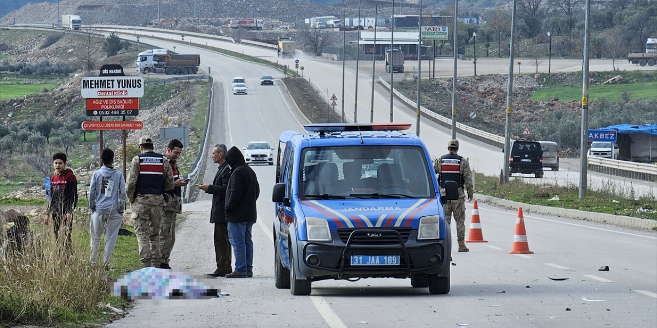 Hatay'da otomobilin çarptığı yaya öldü