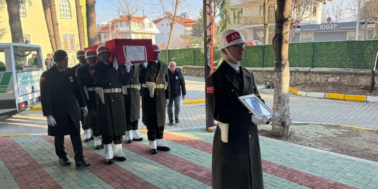 Kıbrıs gazisi Altun, memleketi Isparta'da son yolculuğuna uğurlandı