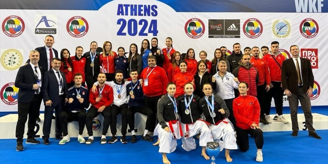 Milli sporcular, Karate 1 Serisi A Ligi Atina ayağında 7 madalya kazandı