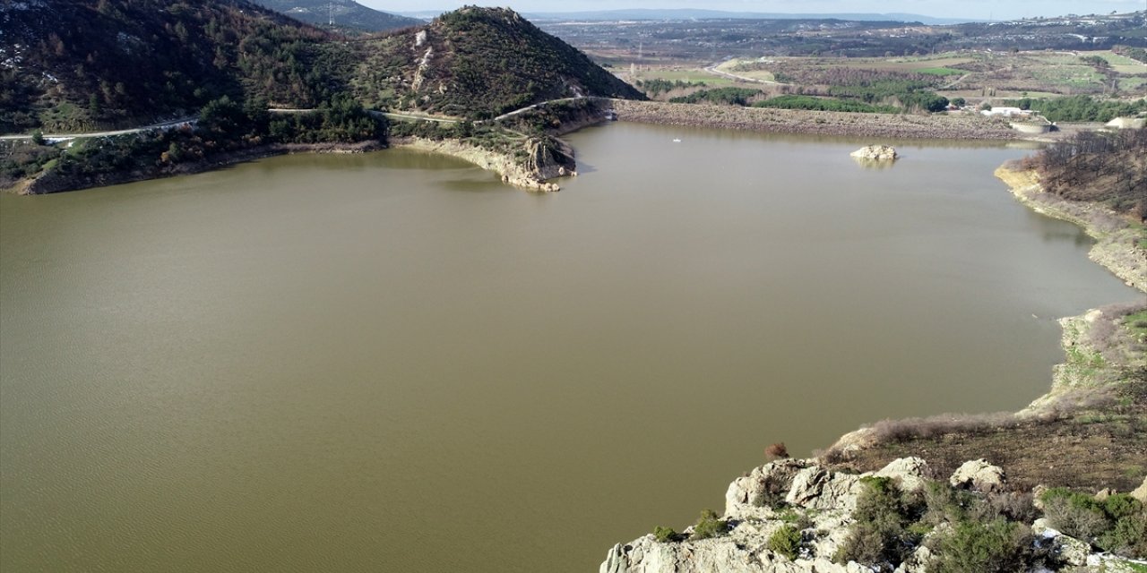 Çanakkale'nin tek içme suyu kaynağı Atikhisar Barajı'nda doluluk artıyor