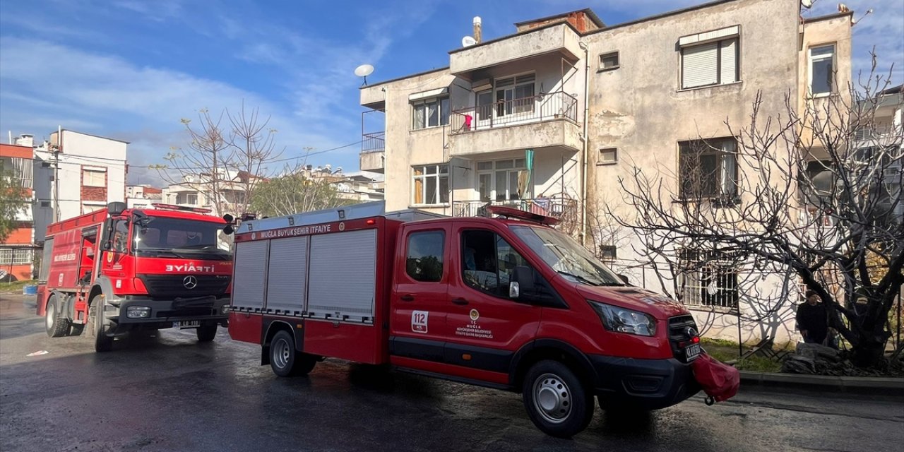 Muğla'da evde çıkan yangında bir kişi hayatını kaybetti