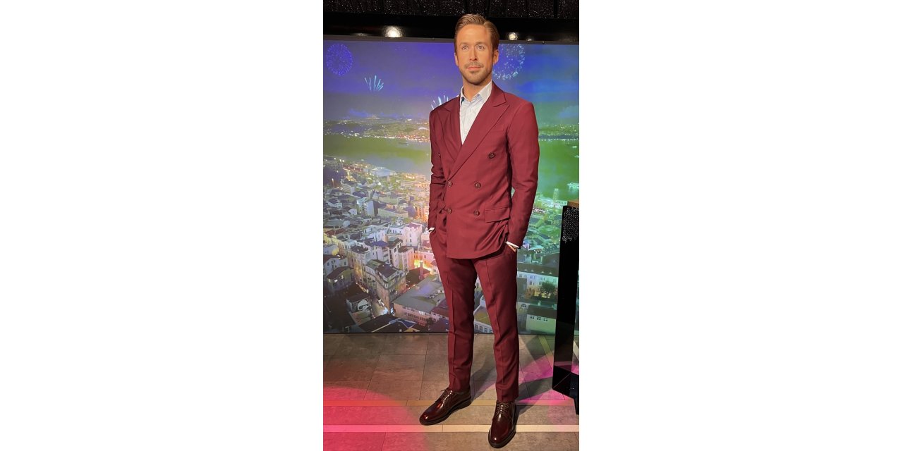 Hollywood yıldızı Ryan Gosling'in heykeli Madame Tussauds Istanbul'daki yerini aldı