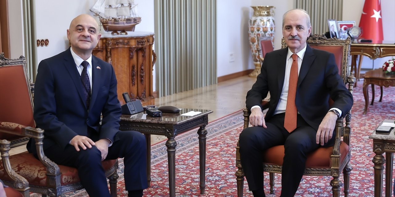 TBMM Başkanı Kurtulmuş, Polonya'nın Ankara Büyükelçisi Lang'i kabul etti