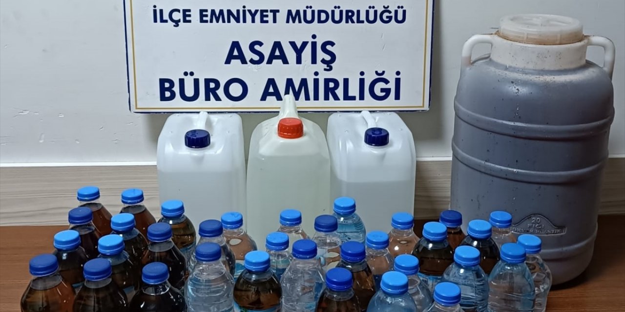 Konya'da sahte içki operasyonunda 1 şüpheli tutuklandı