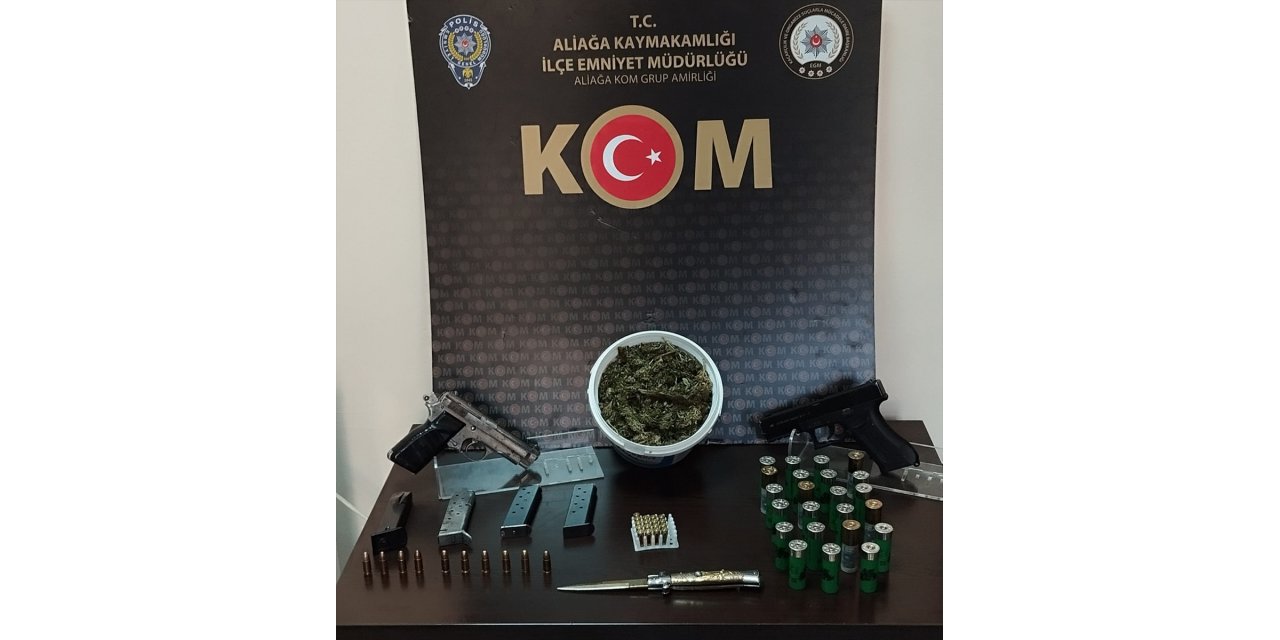 İzmir'de silah kaçakçılığı operasyonunda 8 kişi yakalandı