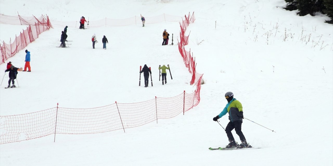 Ilgaz Dağı'nda yarıyıl tatili yoğunluğu