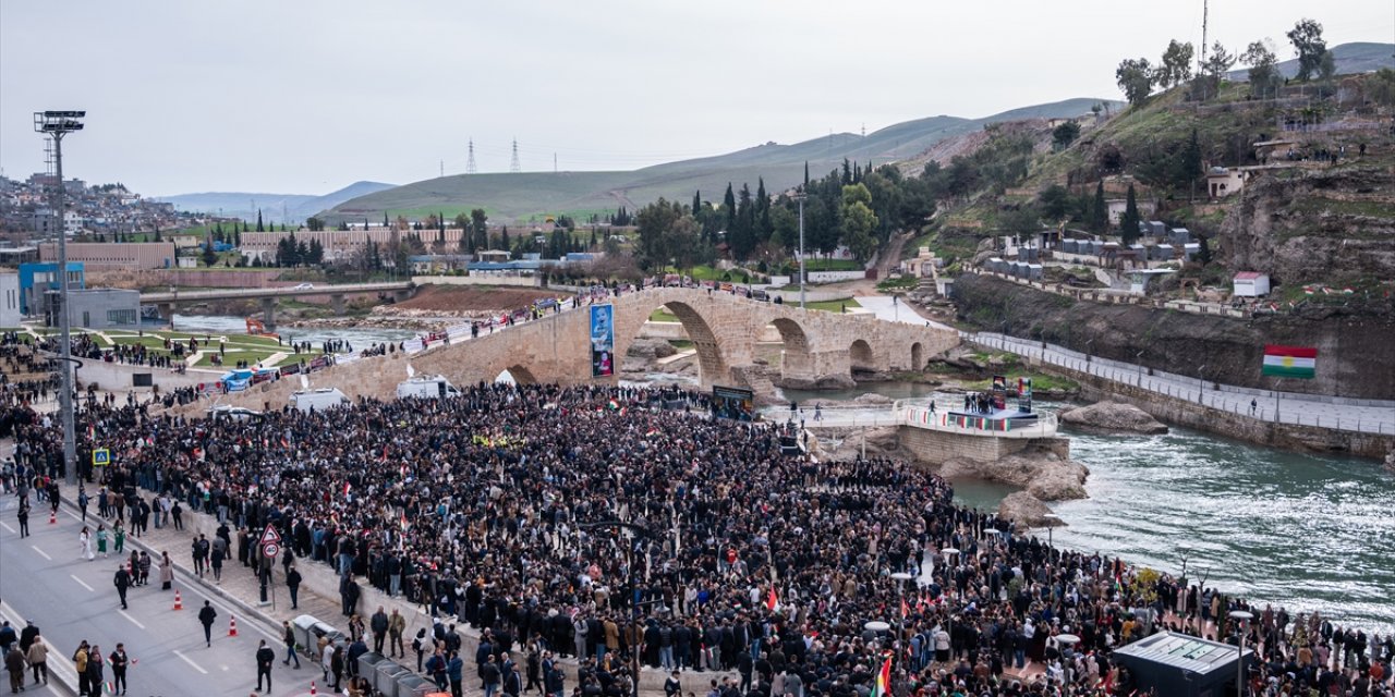 Irak'ın Duhok kentinde İran’ın Erbil’e saldırısı protesto edildi