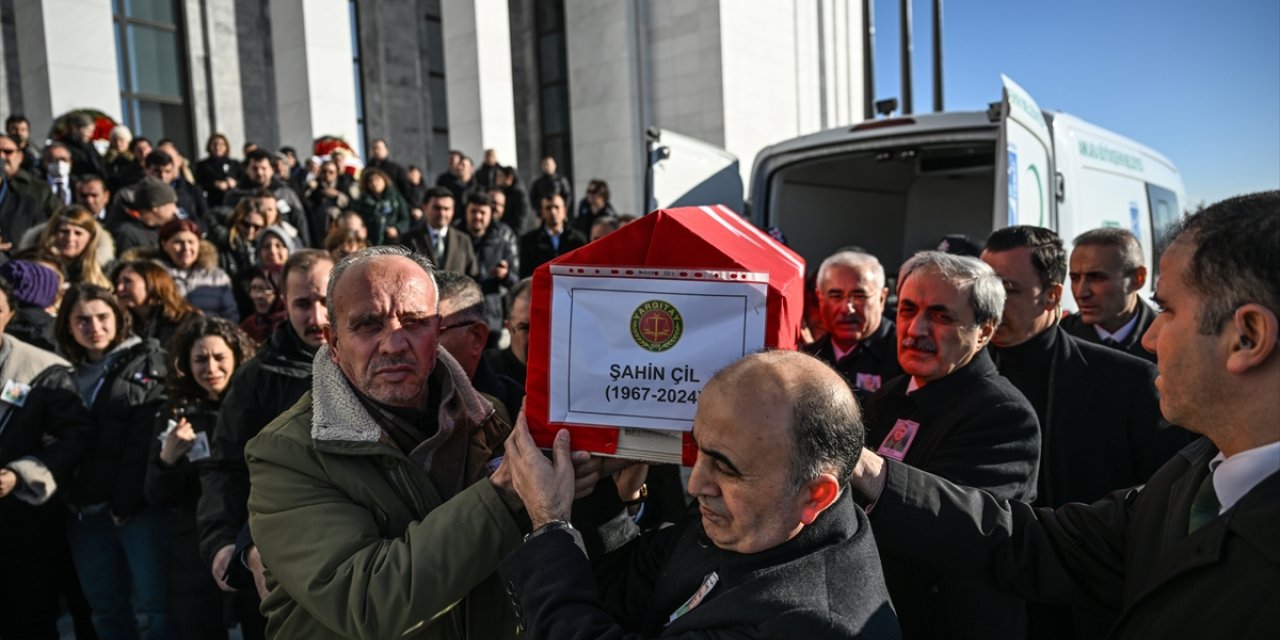 Yaşamını yitiren Yargıtay Üyesi Çil için tören düzenlendi