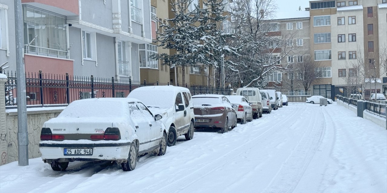 Erzurum, Ardahan ve Kars'ta kar yağışı etkisini sürdürüyor