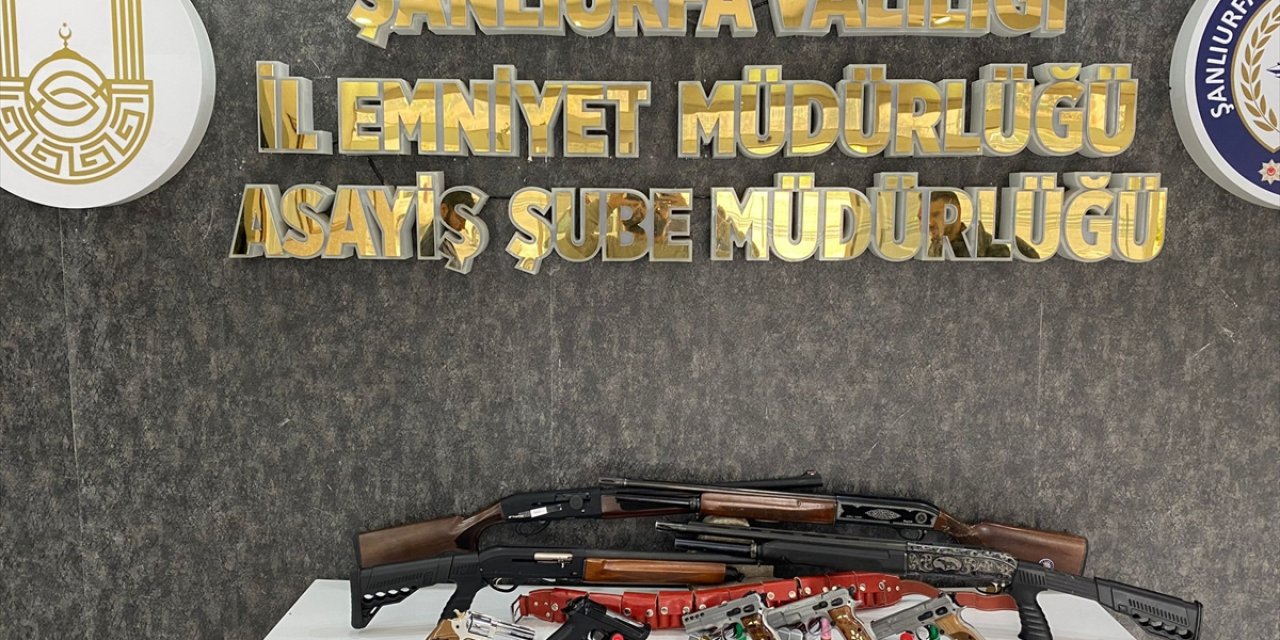 Şanlıurfa merkezli silah ticareti operasyonunda 18 şüpheli yakalandı