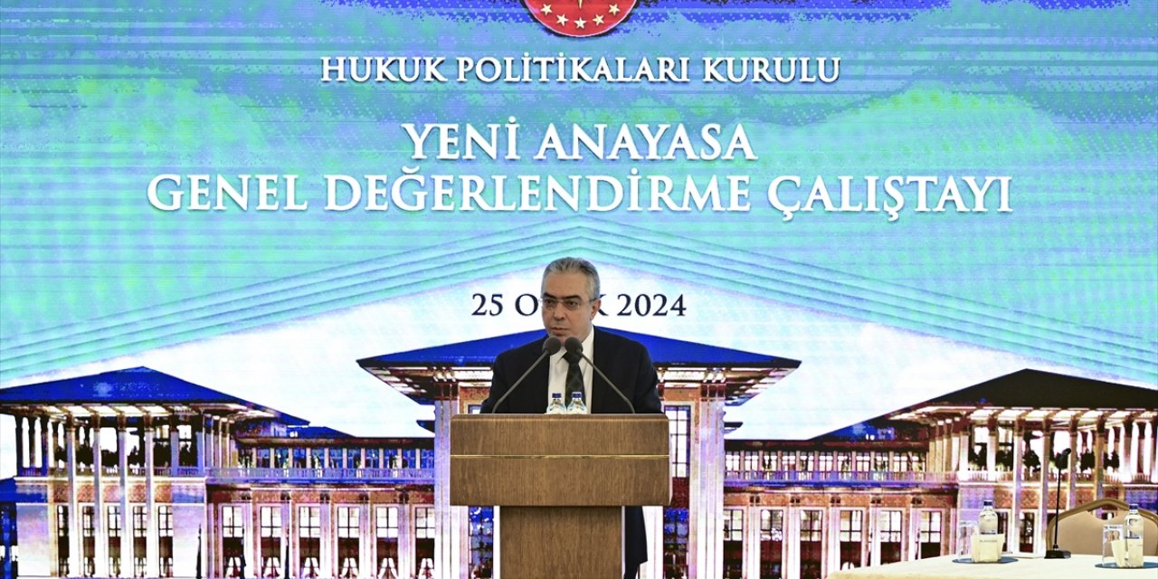 Adalet Bakanı Tunç, "Yeni Anayasa Genel Değerlendirme Çalıştayı"nda konuştu: