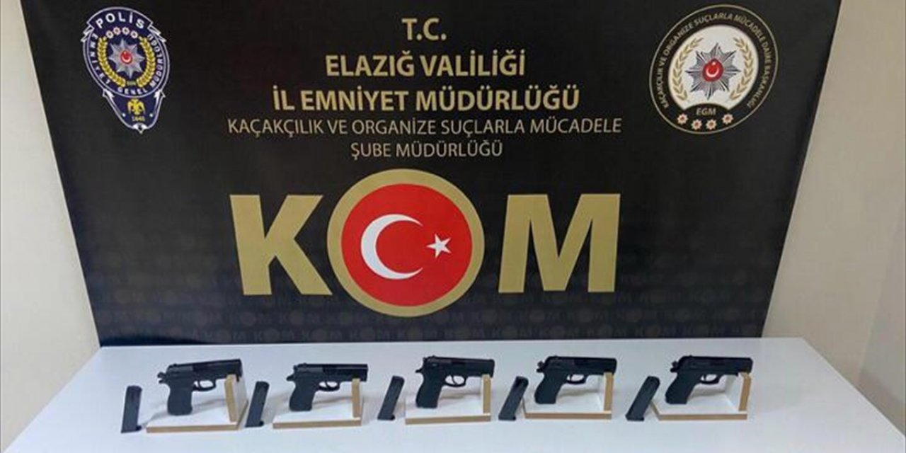 Elazığ'da kaçak silah operasyonunda 2 zanlı yakalandı