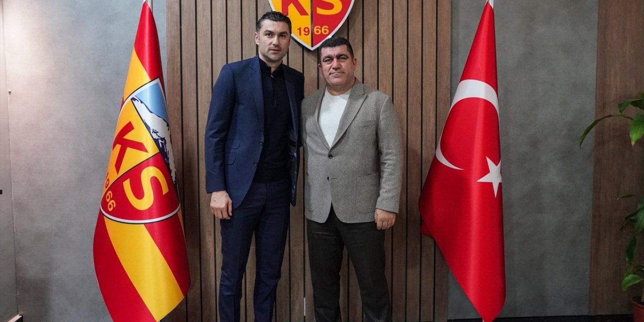 Kayserispor, teknik direktör Burak Yılmaz'la 2,5 yıllığına anlaştı