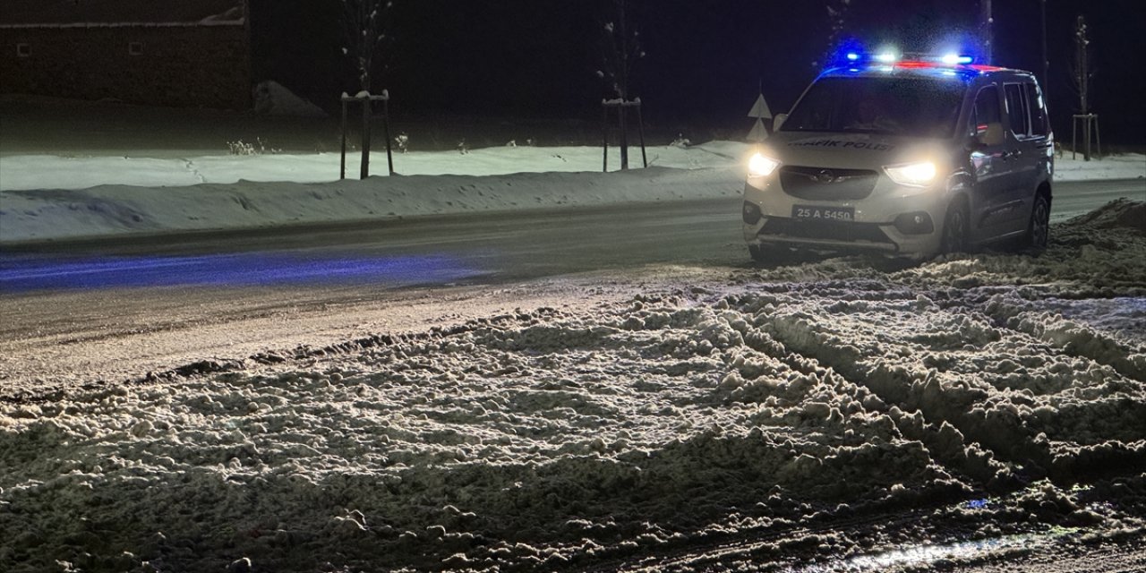 Erzurum, Ardahan ve Kars’ta kar yağışı ve tipi ulaşımı aksattı