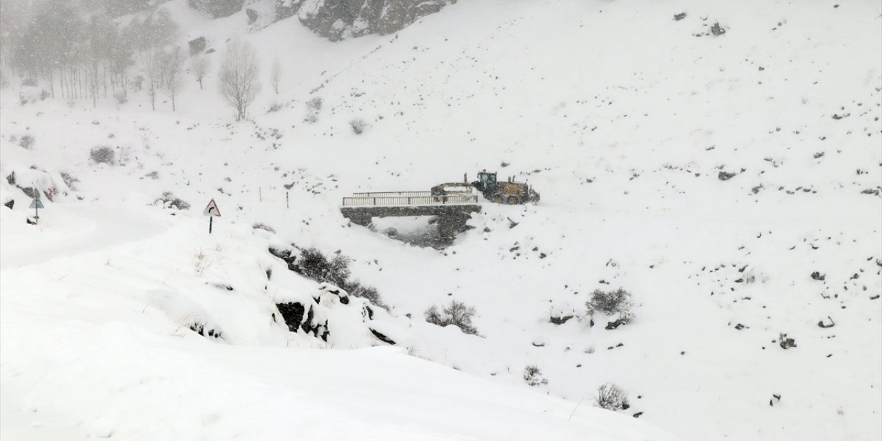 Iğdır'ın dağ köyleri ve yüksek kesimleri beyaza büründü