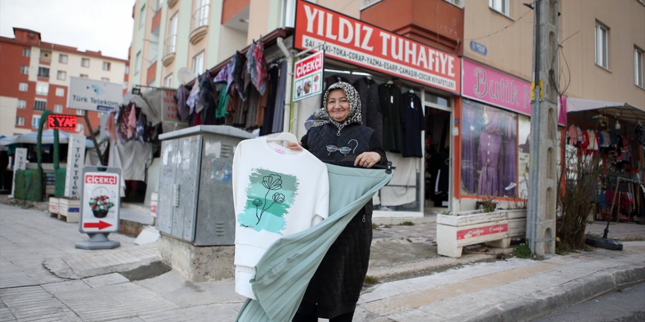 Kadın girişimci mikrokredi desteği sayesinde kendi iş yerinin sahibi oldu