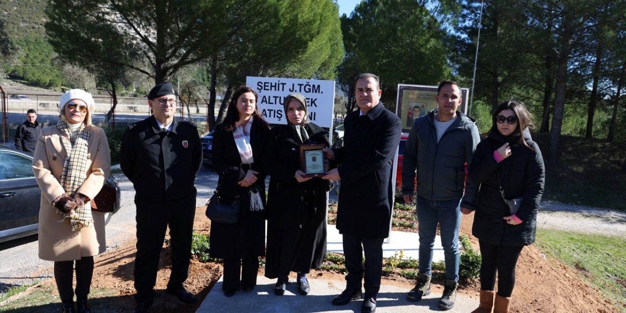 Muğla'da Jandarma Komutanlığı lojmanları ile tören ve atış alanına şehit adları verildi