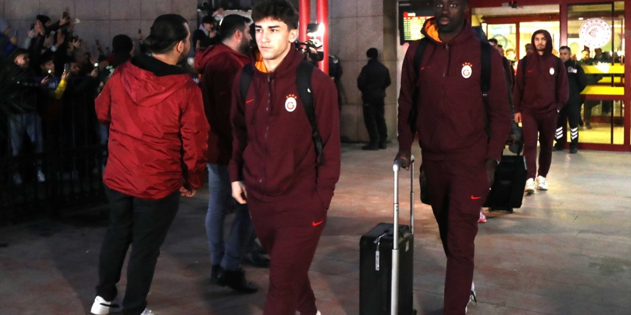 Galatasaray kafilesi Samsun'a geldi