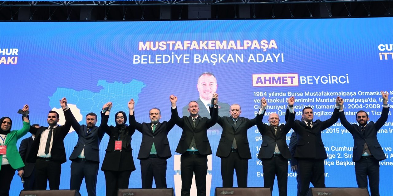 Cumhurbaşkanı Erdoğan, Bursa'da AK Parti Aday Tanıtım Toplantısı'nda konuştu: (1)