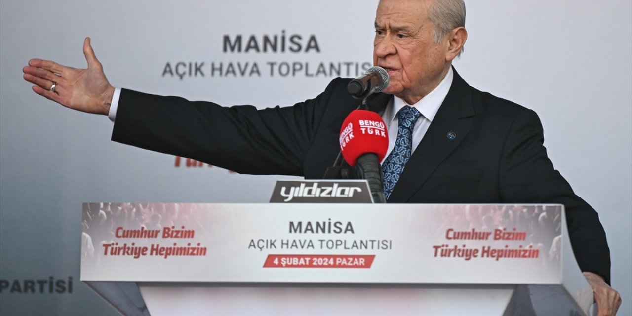 MHP Genel Başkanı Bahçeli, Manisa'da konuştu: (2)