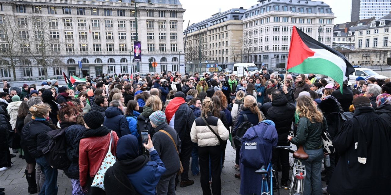 Brüksel'de avukatlar Gazze'ye adalet için toplandı