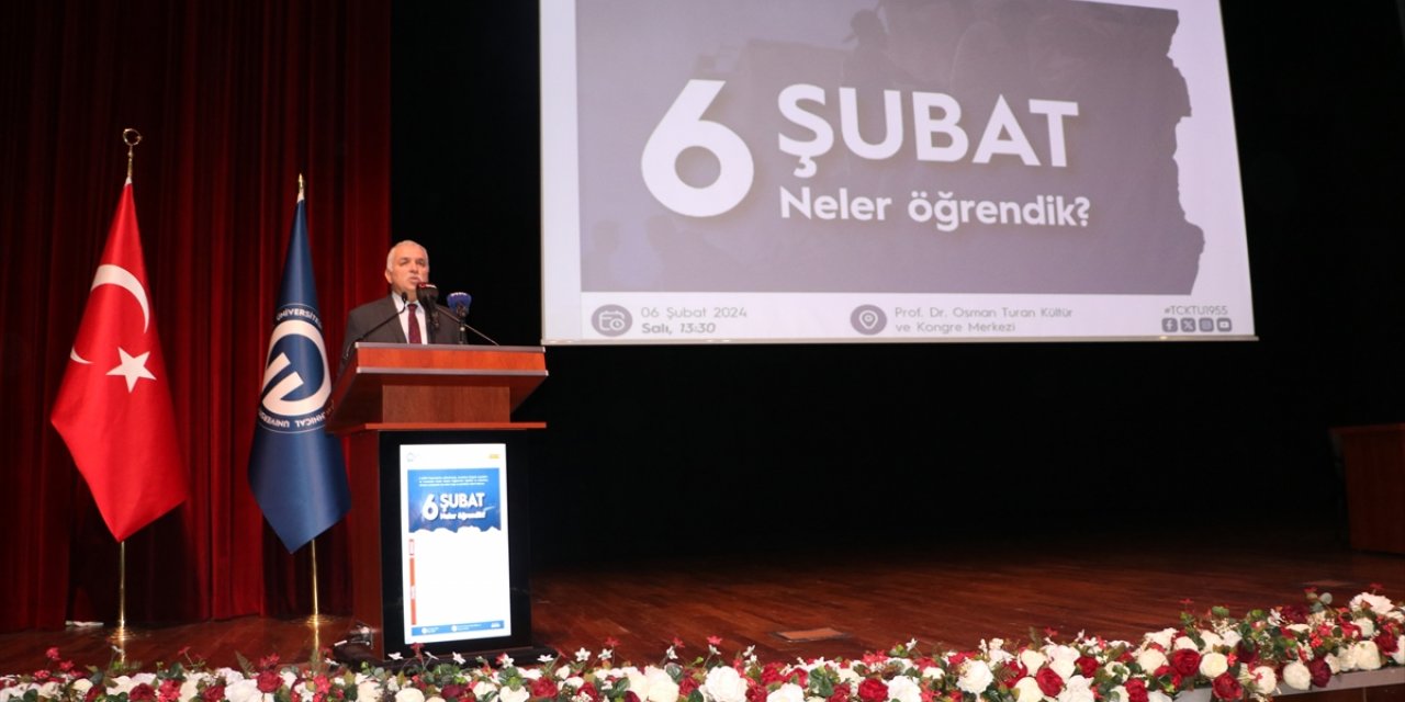 Trabzon Valisi Yıldırım, "6 Şubat: Neler Öğrendik" panelinde konuştu:
