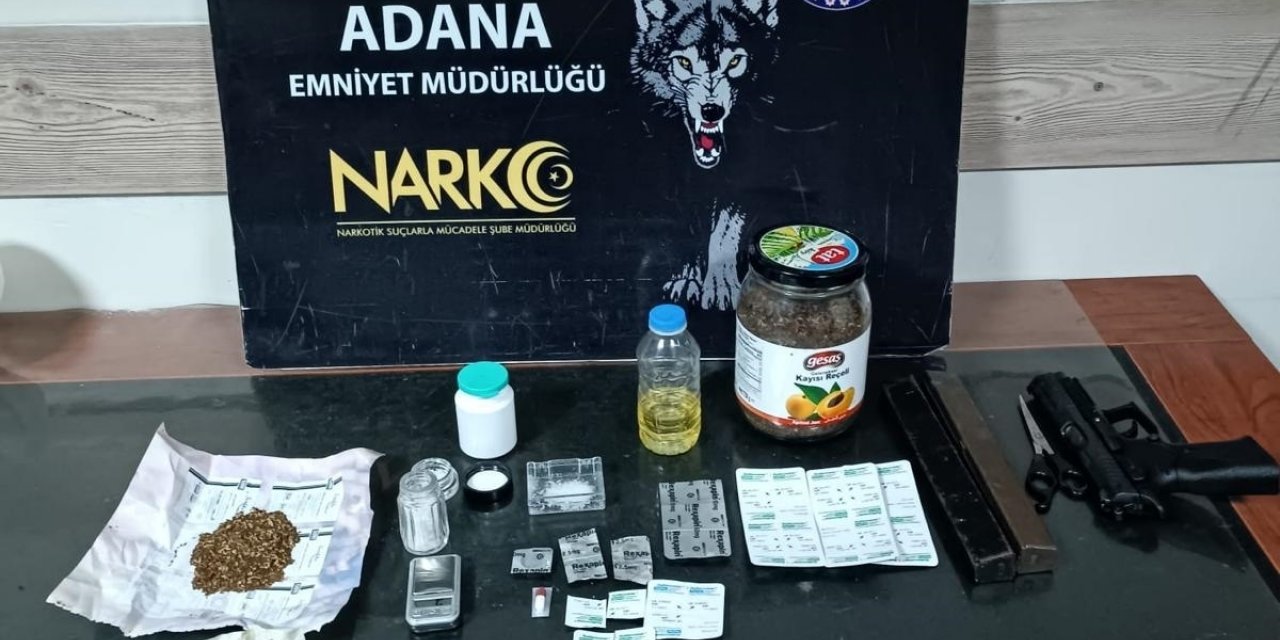 Adana'da uyuşturucu operasyonunda 4 zanlı tutuklandı
