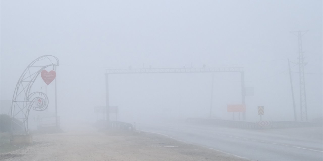 Kırklareli'nde yoğun sis etkili oluyor