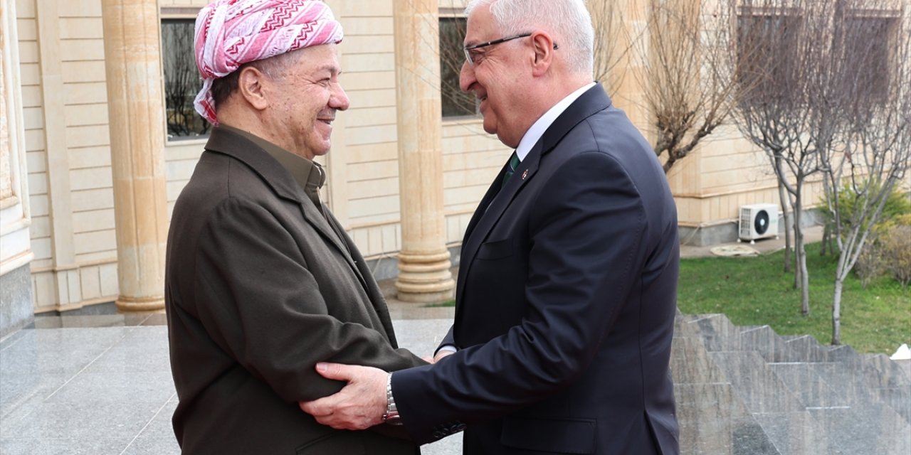 Milli Savunma Bakanı Güler, KDP Başkanı Barzani ile görüştü