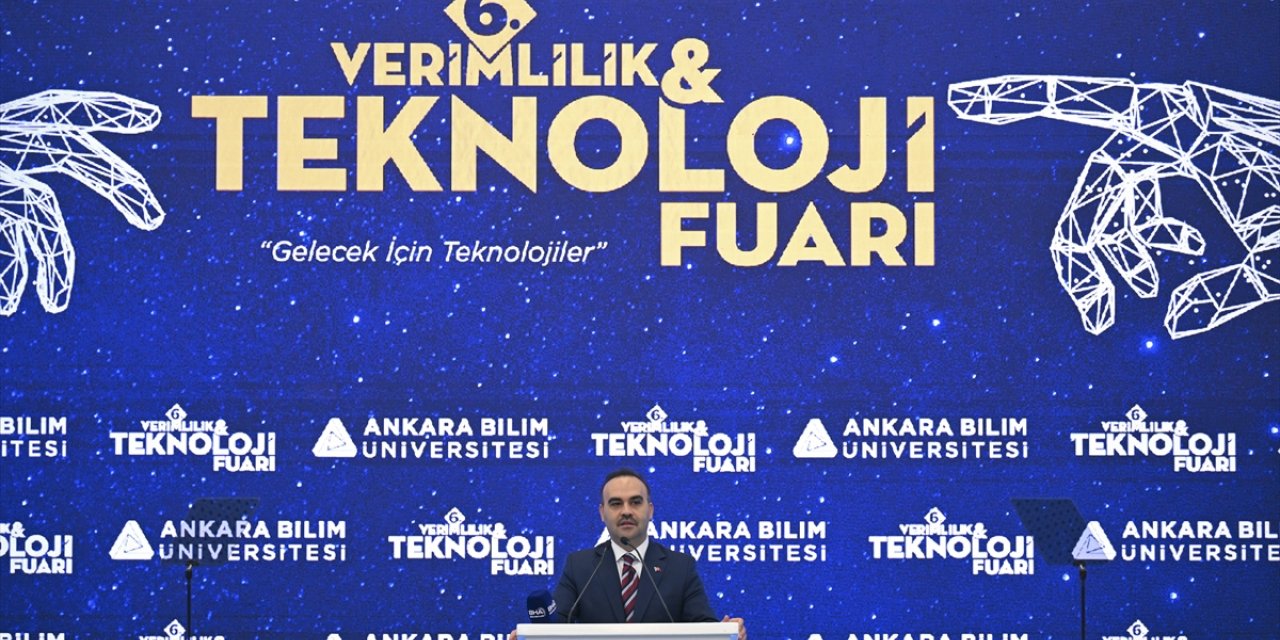 Sanayi ve Teknoloji Bakanı Kacır, 6. "Verimlilik ve Teknoloji Fuarı"nda konuştu: