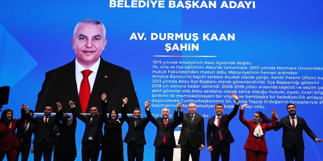 Cumhurbaşkanı Erdoğan, Antalya'da AK Parti Aday Tanıtım Toplantısı'nda konuştu: (1)