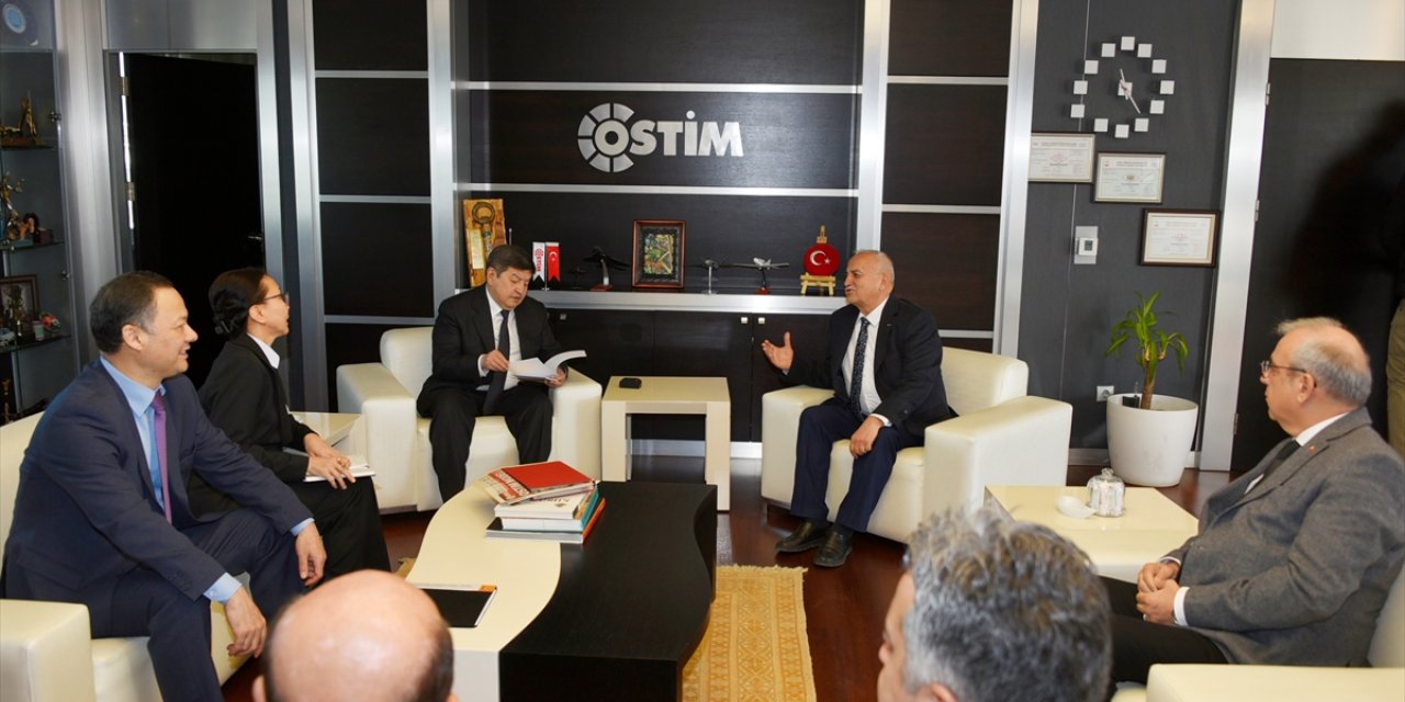 Kırgızistan Bakanlar Kurulu Başkanı Caparov'dan OSTİM'e ziyaret: