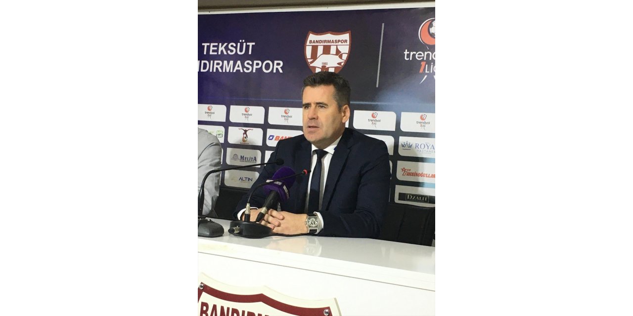 Teksüt Bandırmaspor-Göztepe maçının ardından