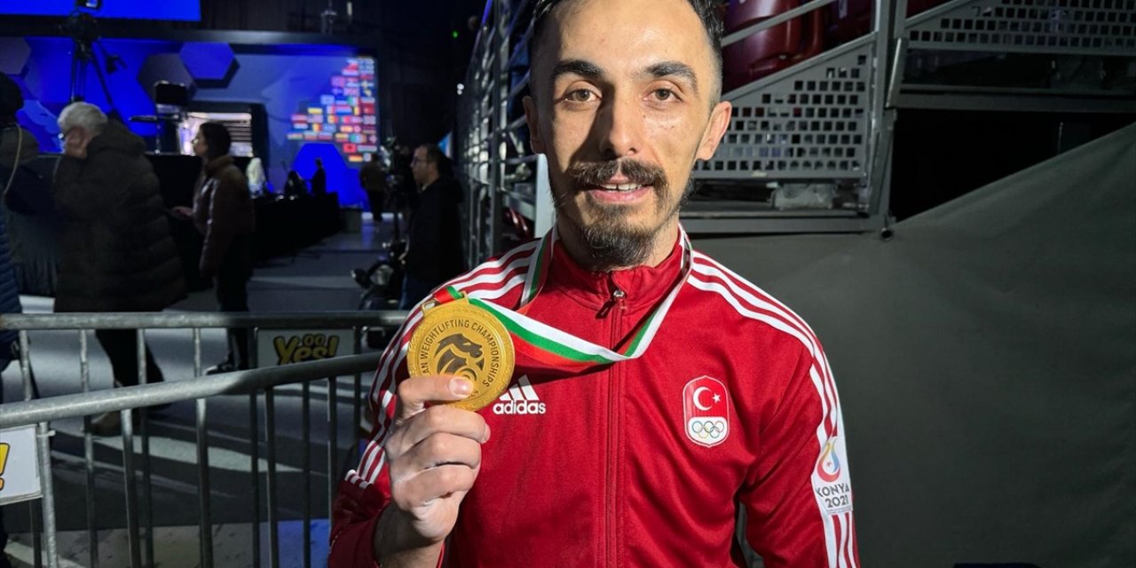Avrupa şampiyonu milli halterci Muammer Şahin: "Avrupa'da 18 yılın emeğini aldım"