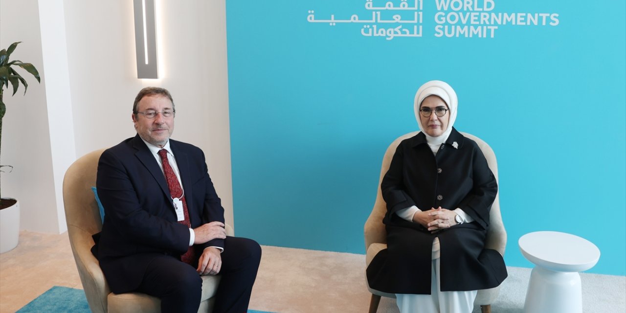 Emine Erdoğan, Dubai'de BM Kalkınma Programı Başkanı Steiner ile görüştü