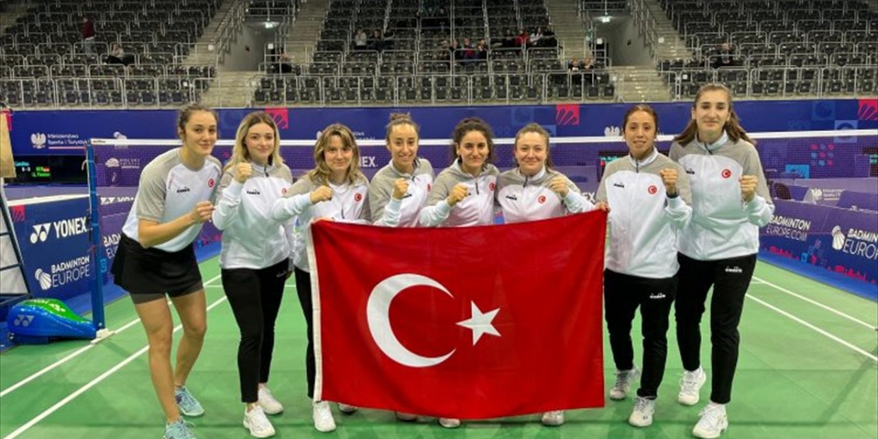 Kadın Badminton Milli Takımı, Avrupa Takımlar Şampiyonası'na galibiyetle başladı