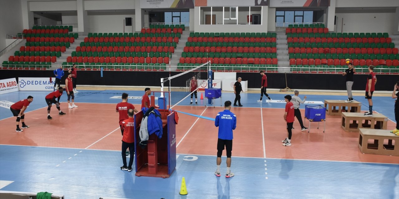 Cizre Belediyespor, Bursa Büyükşehir Belediyespor maçı hazırlıklarını sürdürdü