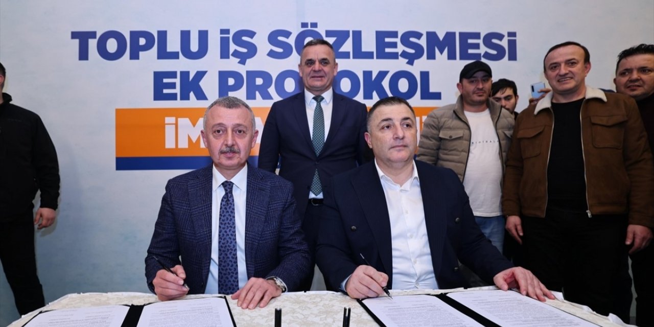 Kocaeli Büyükşehir Belediyesinde toplu iş sözleşmesi imzalandı